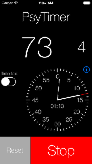 PsyTimer screenshot